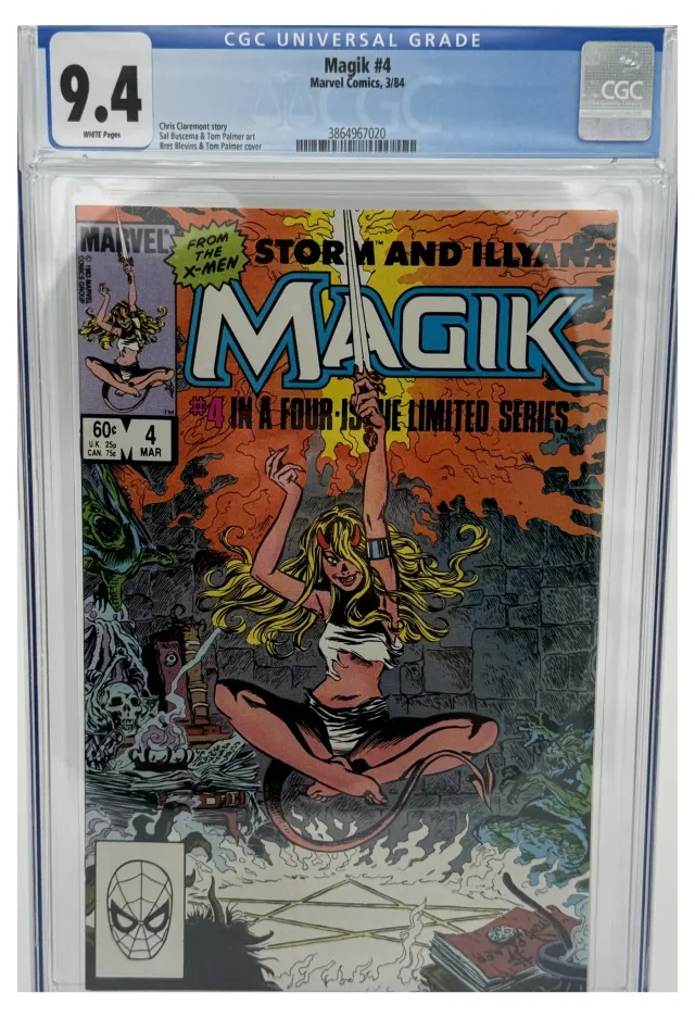 Magik, Vol. 1 #4 Newsstand Edition comic book cover, 1984
