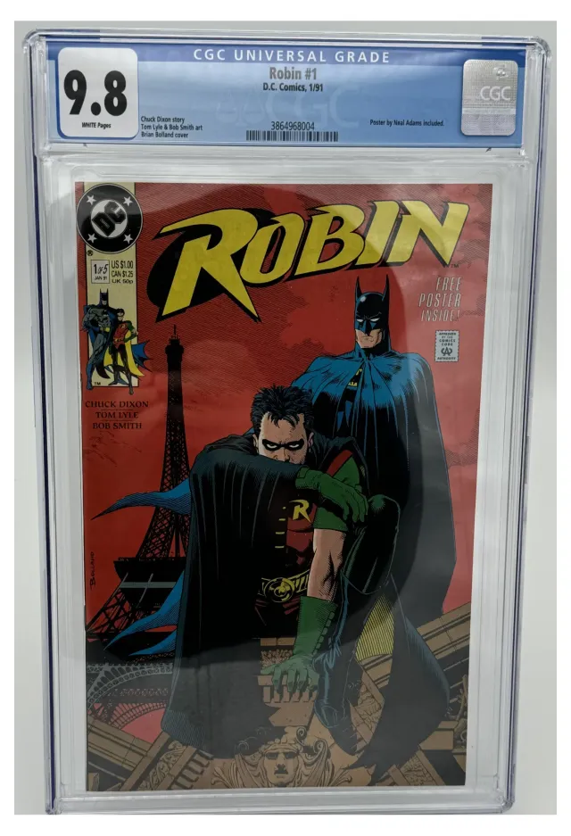Robin, Vol. 1 #1 Direct Edition comic book cover, 1991