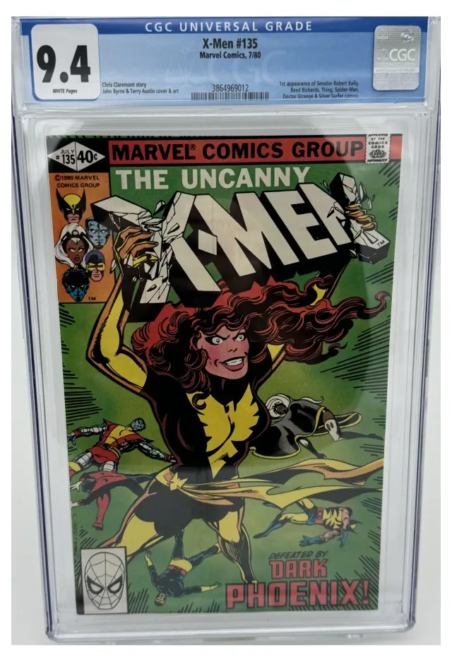 Uncanny X-Men, Vol. 1 #135 Newsstand Edition comic book cover, 1980