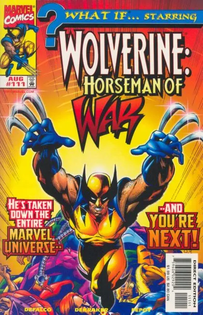 What If, Vol. 2 #111 Direct Edition comic book cover, 1998