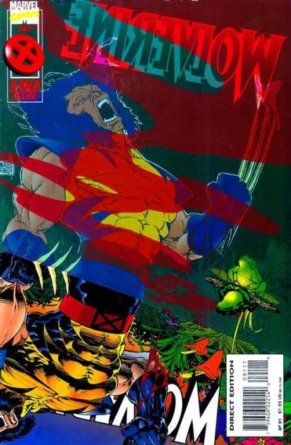 Wolverine, Vol. 2 #91 Direct Deluxe Edition comic book cover, 1995