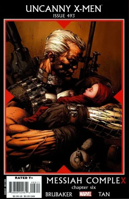 Uncanny X-Men, Vol. 1 #493 David Finch Regular comic book cover, 2008